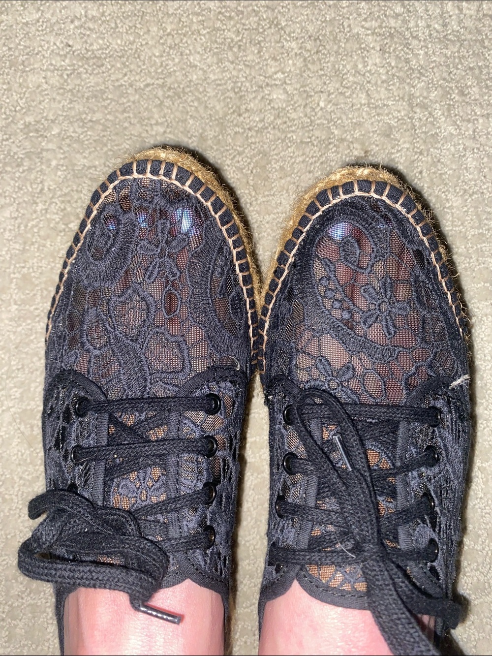 Floral Lace Espadrilles Spring Summer Bohemian Eur 38 / 8 Women’s Shoe